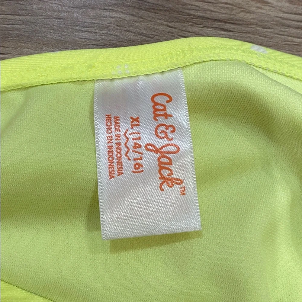 Cat & Jack Neon Yellow Swim Bottom - Picture 2 of 4